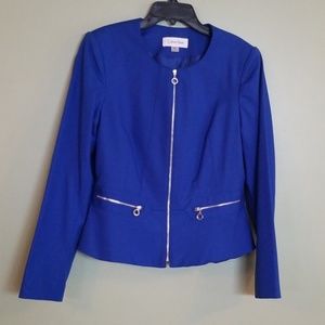 Vibrant blue blazer